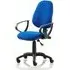 Eclipse Plus I Office Chair with Loop Arms - Blue, Fabric