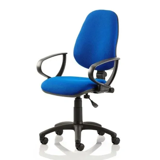 Eclipse Plus I Office Chair with Loop Arms - Blue, Fabric