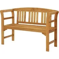 Edhitha 114cm Garden Bench - Natural, Acacia Wood
