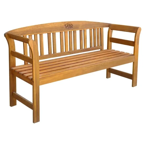 Edhitha 157cm Garden Bench - Natural, Acacia Wood