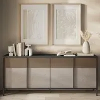 Edison 4-Door Sideboard - Lava Mercure Oak