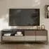 Edison Large TV Stand with 2 Doors 1 Drawer - Lava Mercure Oak