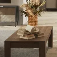 Edison Rectangular Coffee Table - Mercure Oak