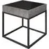 Edison Side Table - Black, Glass
