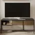 Edison Small TV Stand with 2 Doors 1 Drawer - Lava Mercure Oak
