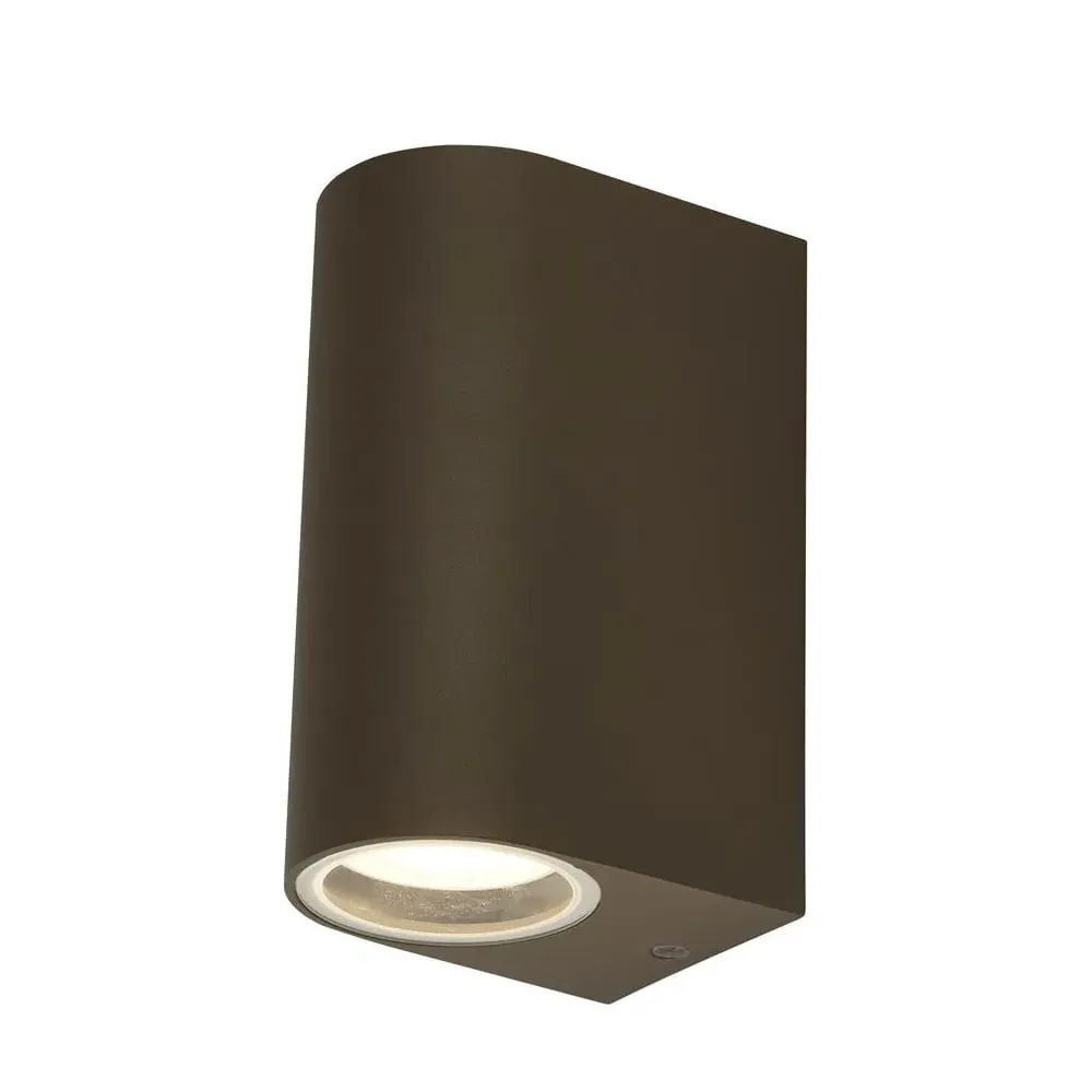 Eiffel 2 Light Outdoor Wall Light - Rustic Brown image