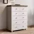 Eilat 6 Drawer Chest - Abisko Ash, Laminated Board