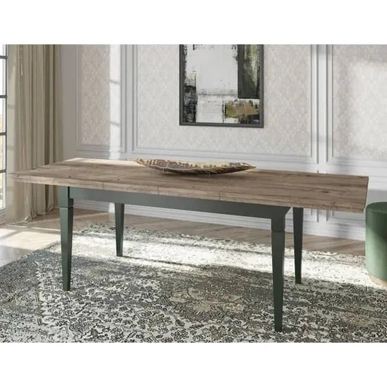 Eilat Extendable Dining Table - Green