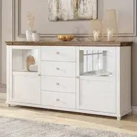 Eilat Sideboard with LED - Abisko Ash