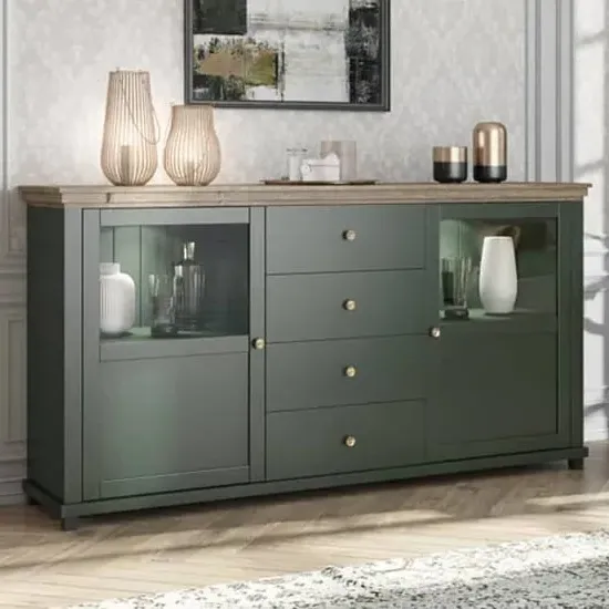 Eilat Sideboard with LED - Green image