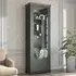Eilat Tall Display Cabinet Left with LED - Green