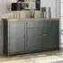 Eilat Wooden Sideboard with 3 Doors 1 Drawer - Green