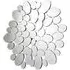 Ekosta Pebble Design Wall Mirror - Silver