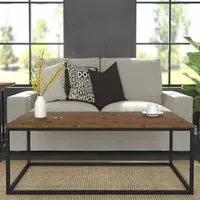 Elaina Coffee Table with Storage - Vintage Pine