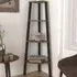 Elaina Corner Shelving Unit - Vintage Pine