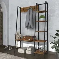 Elaina Large Hallway Storage Unit - Vintage Pine