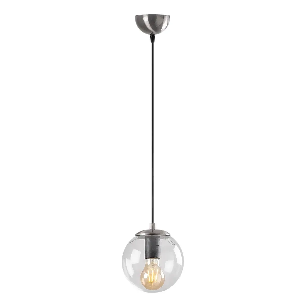 Elaris Ceiling Pendant Light - Silver, Metal & Glass product