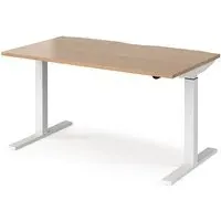 Elev Electric Height Adjustable Desk - Beech, MDF