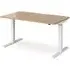 Elev Electric Height Adjustable Desk - Beech, MDF