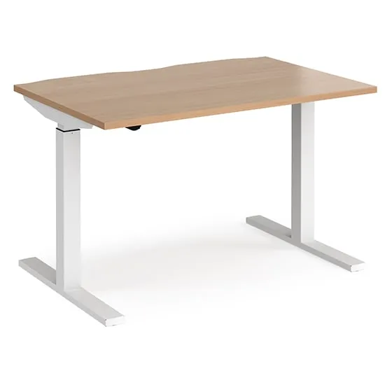 Elev Electric Height Adjustable Desk - Beech