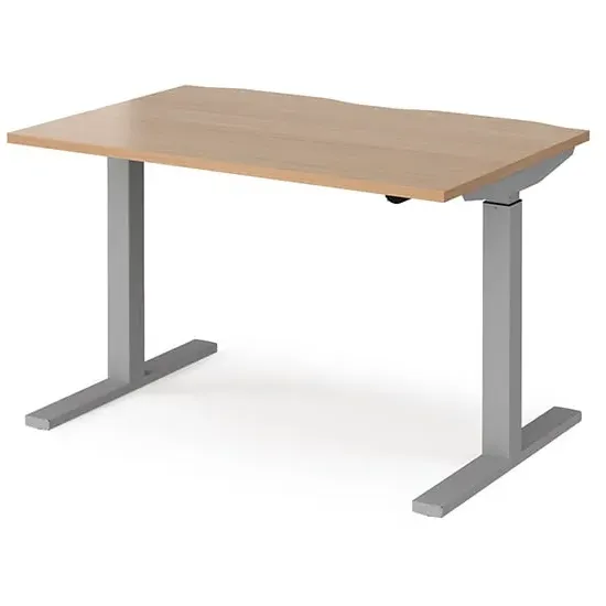 Elev Electric Height Adjustable Desk - Beech image
