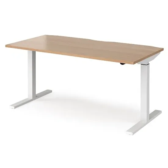 Elev Electric Height Adjustable Desk - Beech