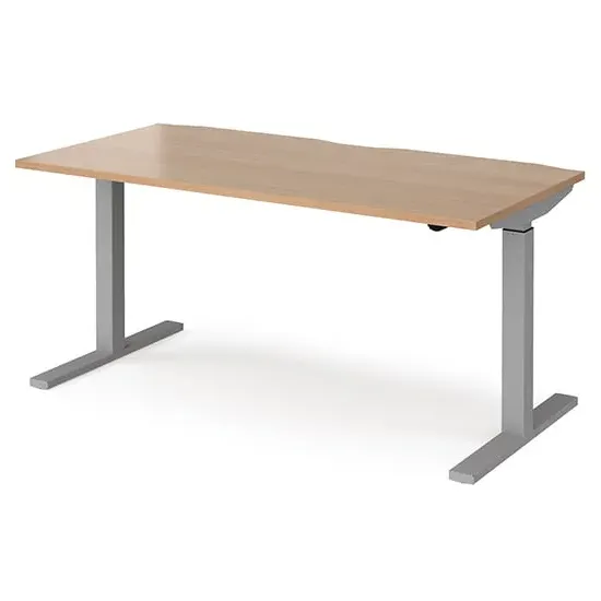 Elev Electric Height Adjustable Desk - Beech image