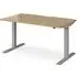 Elev Electric Height Adjustable Desk - Oak, MDF
