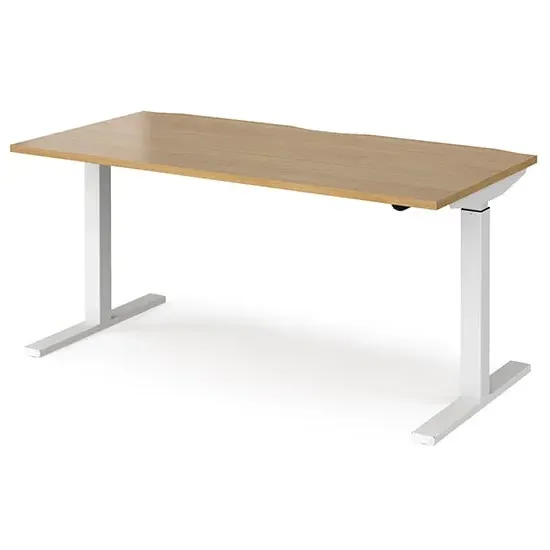 Elev Electric Height Adjustable Desk - Oak