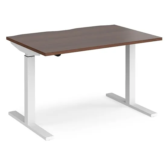 Elev Electric Height Adjustable Desk - Walnut