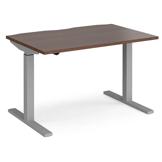 Elev Electric Height Adjustable Desk - Walnut