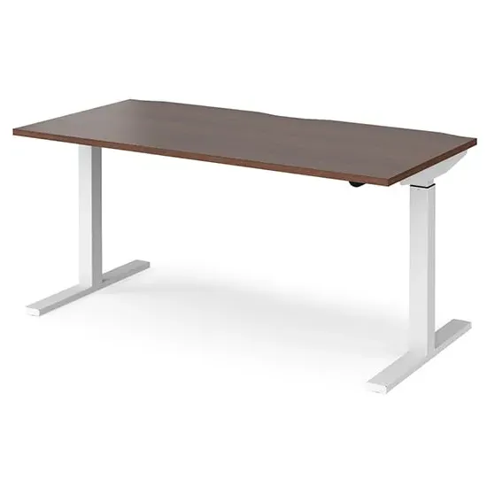 Elev Electric Height Adjustable Desk - Walnut