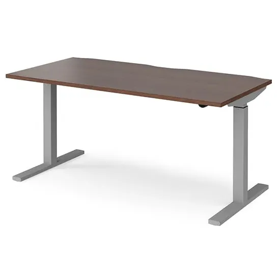 Elev Electric Height Adjustable Desk - Walnut