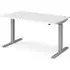 Elev Electric Height Adjustable Desk - White, MDF