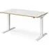 Elev Electric Height Adjustable Desk - White, MDF