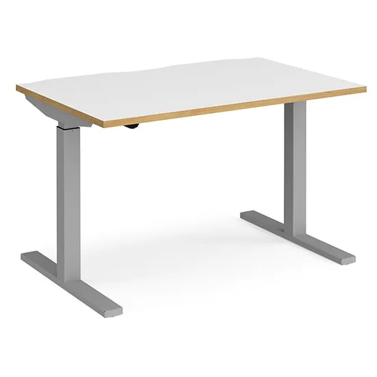 Elev Electric Height Adjustable Desk - White Oak