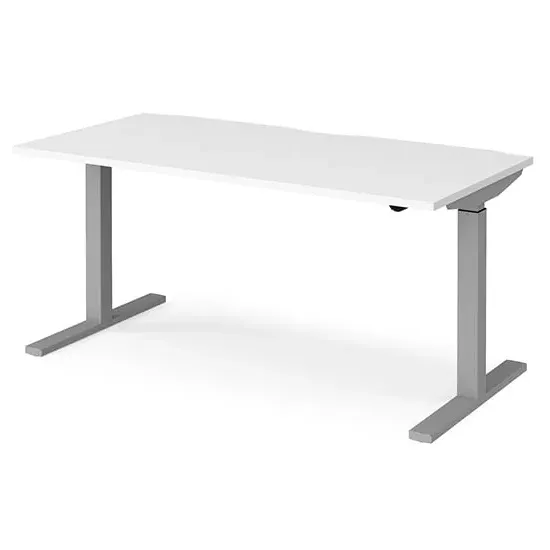 Elev Electric Height Adjustable Desk - White