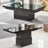 Elgin Extending Coffee to Dining Table - Black, Glass