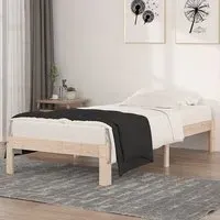 Eliada Single Bed Frame - Natural, Pine Wood