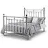 Eliot Double Bed Frame - Chrome, Metal