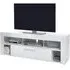 Elista TV Stand with 1 Drawer - White