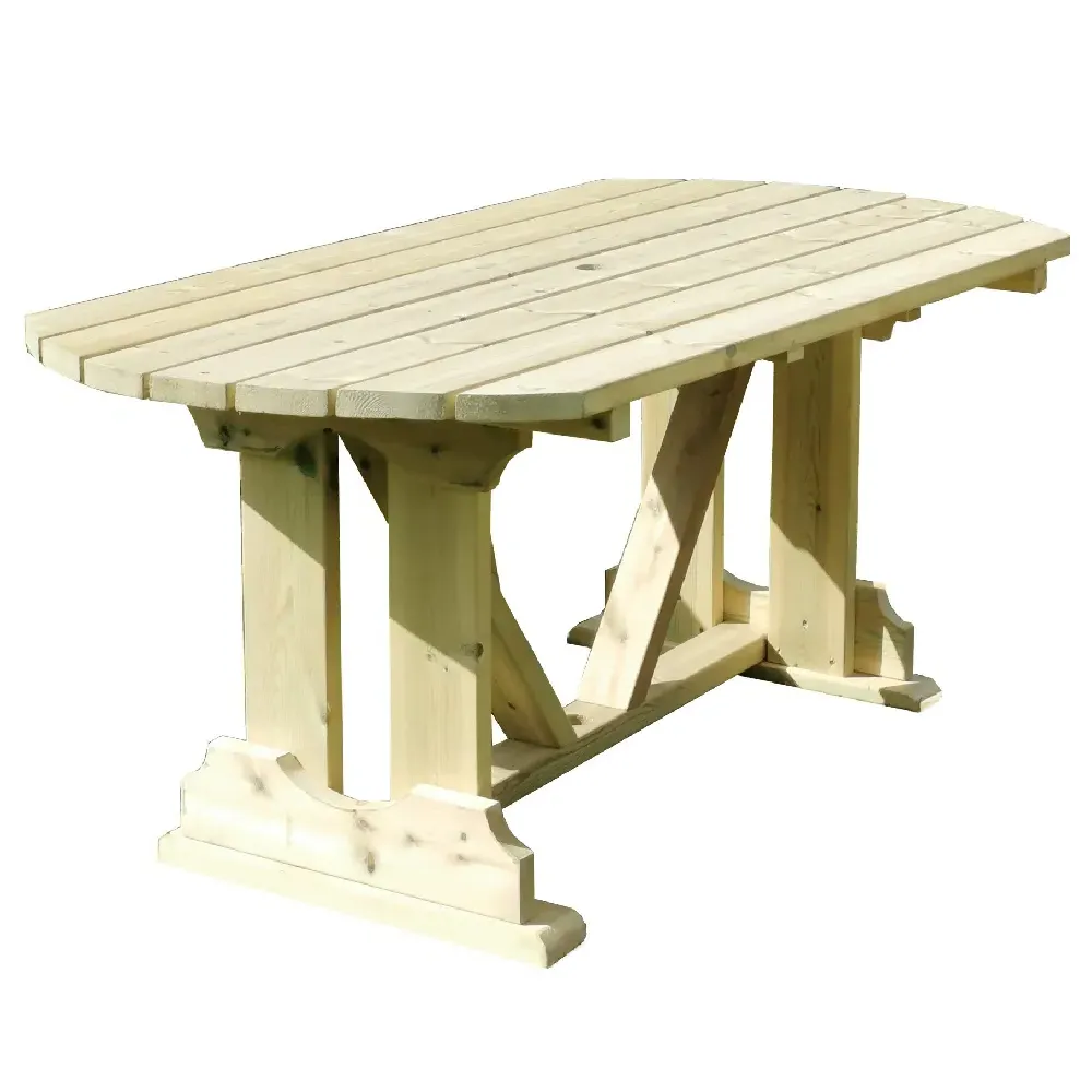Elkhart Garden Dining Table - Natural, FSC Certified Wood product