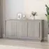 Elkin 3-Door Sideboard - Grey Sonoma, Engineered Wood