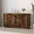 Elkin 3-Door Sideboard - Smoked Oak, Engineered Wood