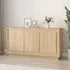 Elkin 3-Door Sideboard - Sonoma Oak, Engineered Wood