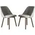 Elliata Side Dining Chairs in Pair - Natural, Linen