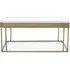 Ellice Coffee Table - Gold, Glass