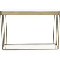 Ellice Console Table - Gold, Glass