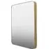 Ellice Rectangular Wall Mirror - Gold, Metal