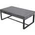 Ellis Rectangular Coffee Table - Black, Glass